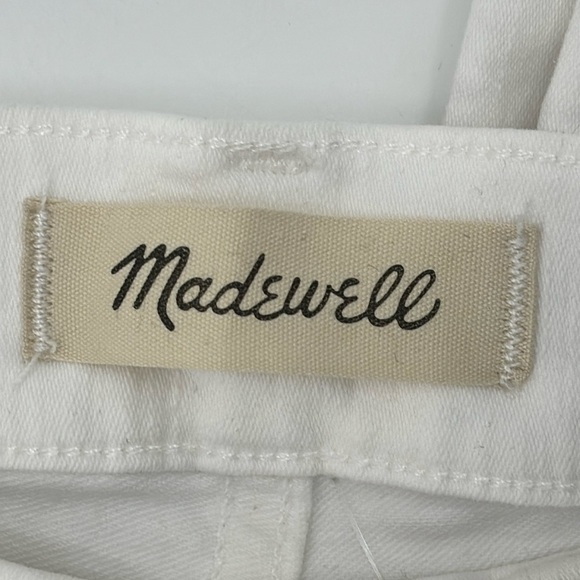 Madewell Petite Kick Out Crop Jeans in Pure White size 26P NWT - Picture 9 of 14